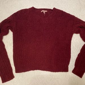 Burgundy Sweater